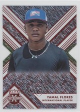 2018 Panini Elite Extra Edition Status Red Die-Cut /99 Yamal Flores #186 0f8