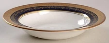 John  Aynsley & Sons Georgian Cobalt Rimmed Soup Bowl 22130