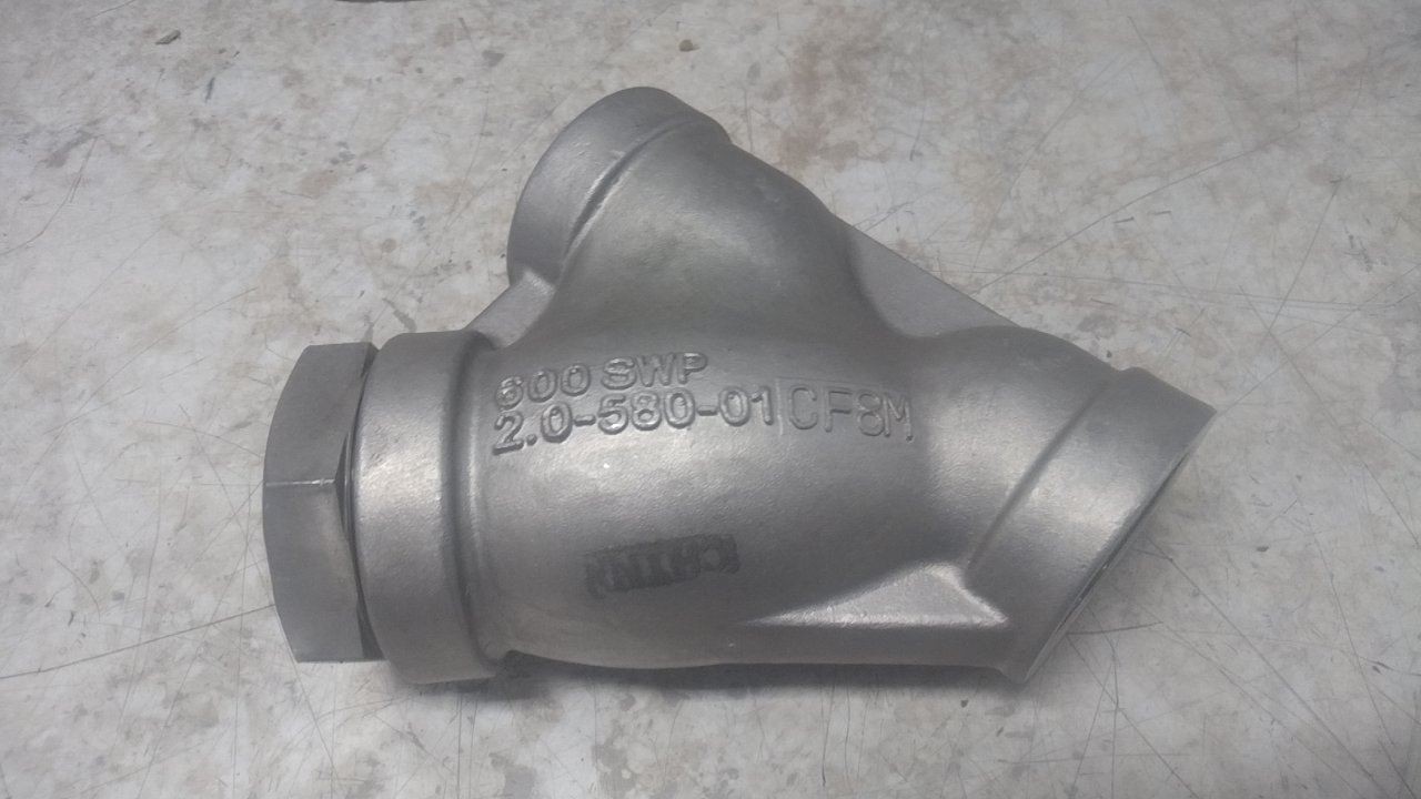 Mueller Steam Specialty 2 581 CS screwed end 2 In NPT Pipe Size Y Strainer