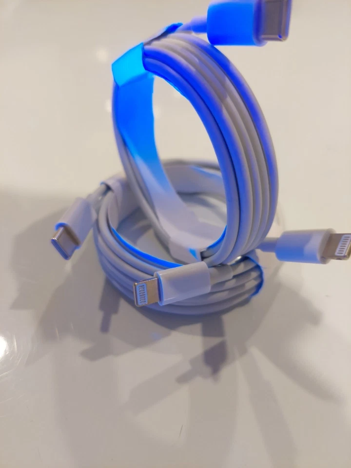 Cable de carga Lightning para Apple iPhone, 2 m.  Cargador Apple Calidad 💯💯   Foto 2 de 4