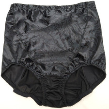 VTG Vanity Fair Shaping System Firm Support Brief Spandex Med Black 40-005 NWOT