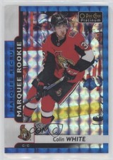 2017 O-Pee-Chee Platinum Marquee Rookies Royal Blue Cubes 86/99 Colin White 2d8