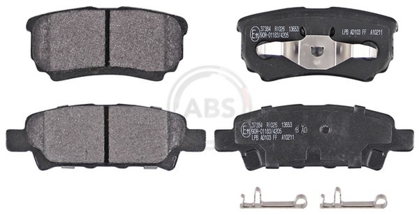 A.B.S. Bremsbelagsatz Scheibenbremse 37384 FüR Mitsubishi Compass Jeep Caliber 8-image