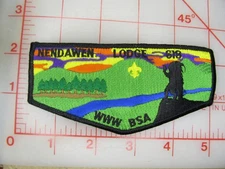OA Lodge 618 Nendawen collectible S ? flap patch (mD)