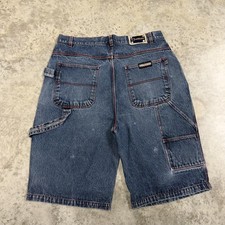 Urban Culture Denim Shorts Mens 42 Blue Cargo Baggy Carpenter Jorts Y2K