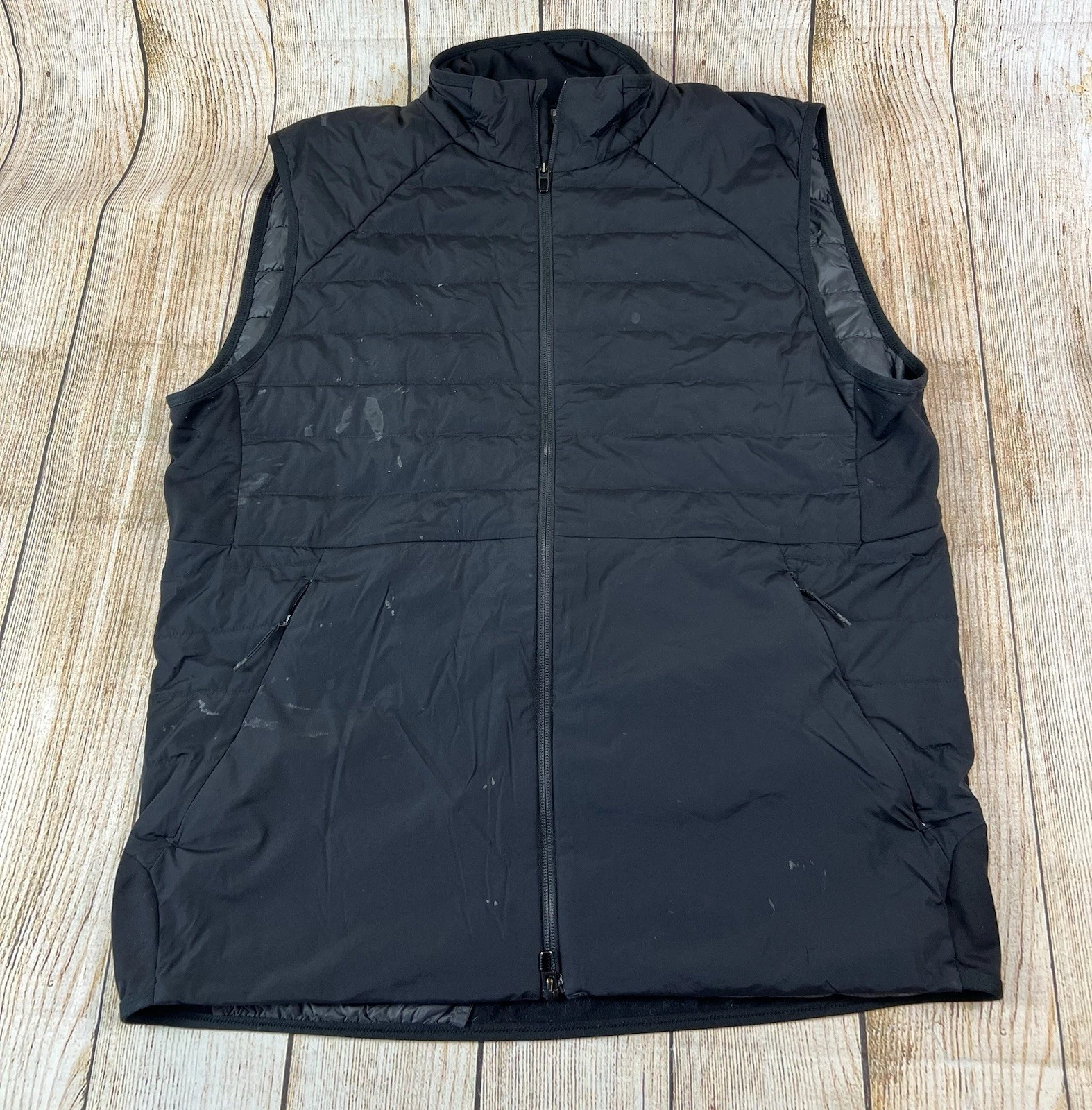 Mens Lululemon Down for It All Vest PrimaLoft Quilted Goose Down Puffer Large