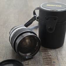 Auto Tamron Lens 1:2.8 F 28MM 62MM No. 211585 for Nikon w/ Case Made in Japan