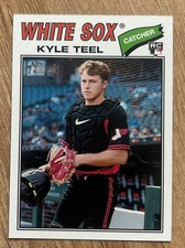 2026 Topps Heritage #182 Kyle Teel Chicago White Sox RC