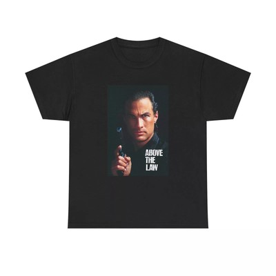 Steven seagal T-shirt vintage retro design 90s Unisex Heavy Cotton Tee