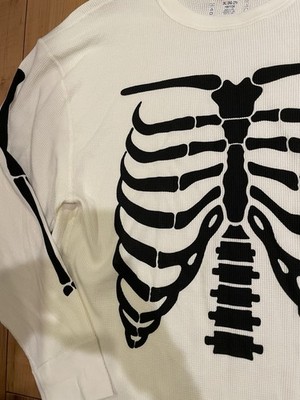 New! Supreme Hanes Bones Thermal Crew (1 Pack) White, Size 2XL