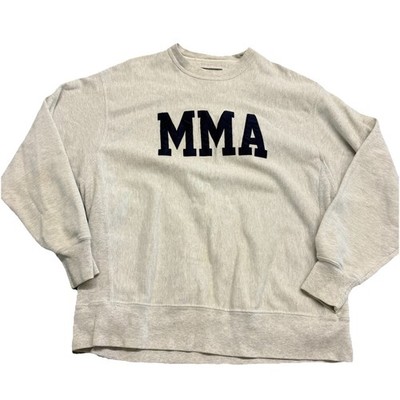 Vintage Champion Reverse Weave Maine Maritime Academy MMA Crewneck Sweatshirt L