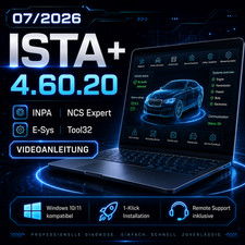 BMW ISTA+ 4.60.20 ESYS INPA NCS komp. für BM...