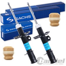2xSACHS STOßDÄMPFER+PROTECTION KIT VORNE passend für OPEL CORSA C X01 AB BJ 2000