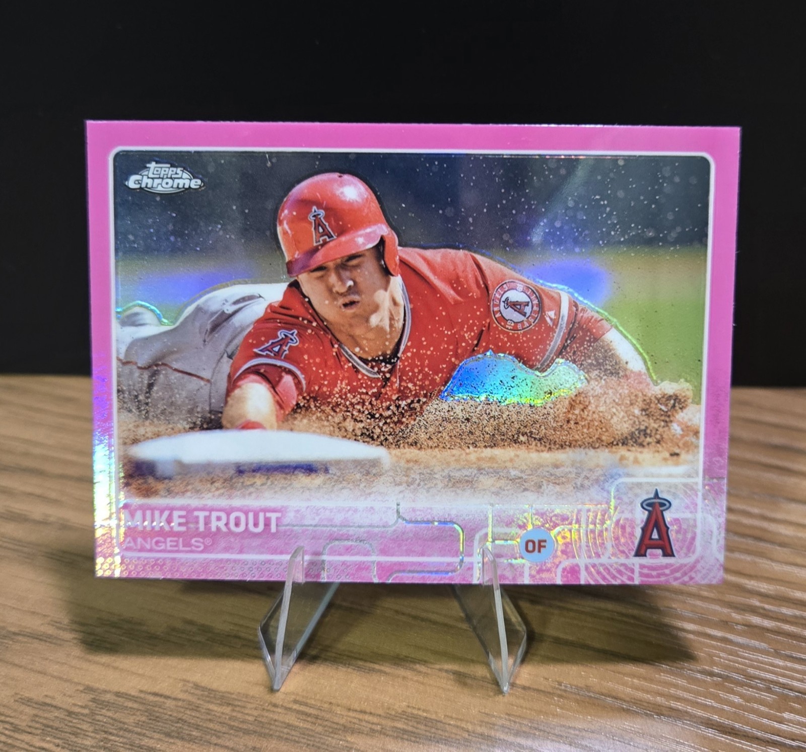 2015 Topps Chrome - Mike Trout #51 Pink Refractor