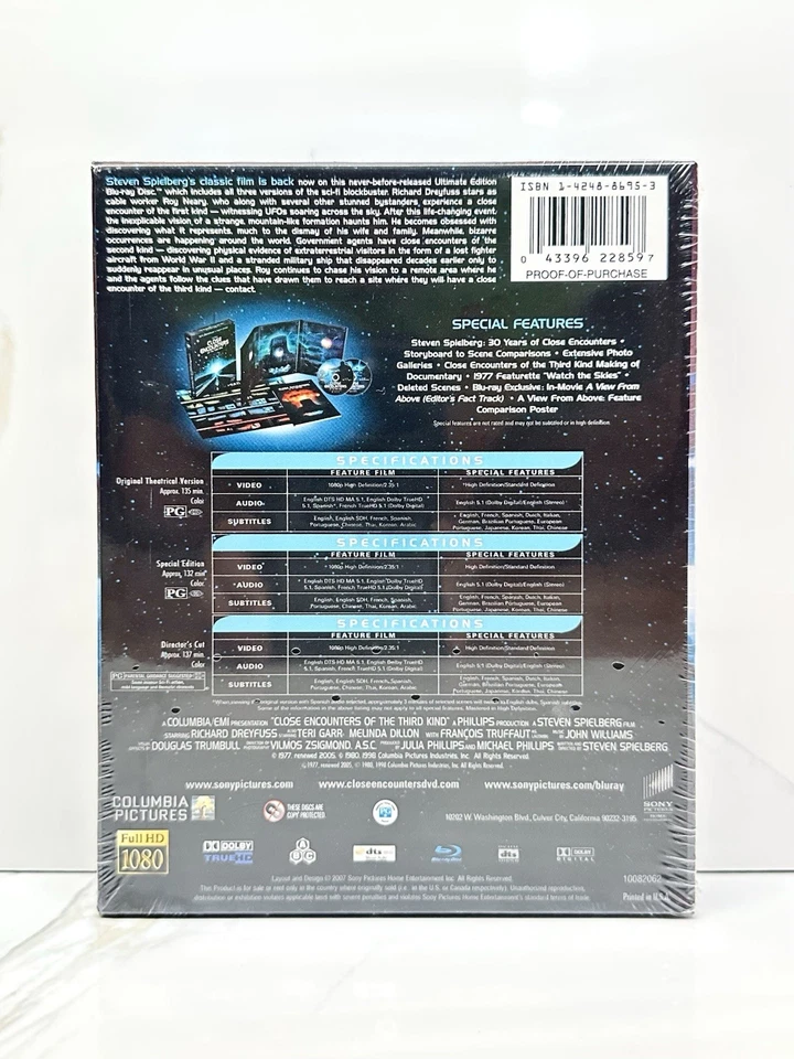 CLOSE ENCOUNTERS OF THE THIRD KIND (1977) Ultimate Edition Blu-ray DigiPack/Book - Image 2 of 4