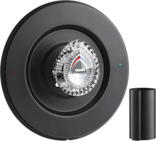 Matte Black Shower Trim Kit for Moen T470 and 1225, Includes Handle and Parts