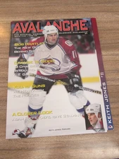 1998-99 Avalanche vs.  Coyotes Program w/ Roster Card  Keith Jones 10/26/98
