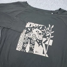 PRANA Organic Graphic Long Sleeve Size Small Outdoor Hiking Gorpcore Active