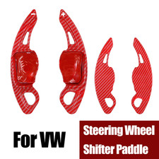 Palanca de cambios roja ABS para volante de coche para VW Golf 6 MK6 GTI R20 CC Passat B6