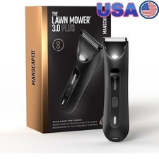 Waterproof Body Hair Trimmer USB-C Rechargeable SkinSafe LED Light Groomer Duty