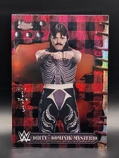 2025 Topps Chrome WWE Cactus Jack Dirty Dominik Mysterio Flannel Refractor #56