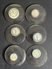 LOT OF 6 GLASS POCKET WATCH CRYSTALS SIZE 17 REPLACEMENT PARTS