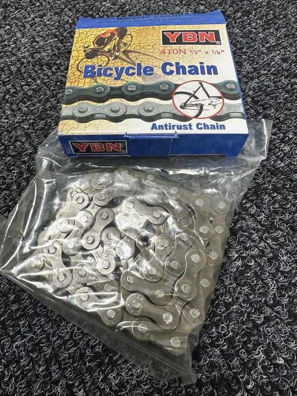BROWN YBN 410 1/2x1/8" BMX CHAIN BRAND NEW