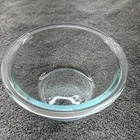 Vintage Pyrex 8200 1-2/3 Cup/390ml Clear Blue/greenGlass Lipped Bowl Made in USA