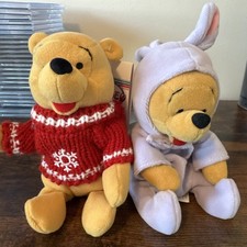 Disney Store Exclusive Mini Bean Bag Christmas And Easter Winnie The Pooh