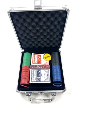 Poker Set im Aluminium Koffer Games for Windows  Neu - Bild 1 von 4