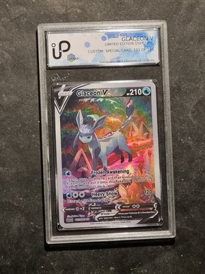 POKEMON - GLACEON V - GRAD - NO PSA BGS - SPECIAL CARD - LIMITED - 121 OF 150