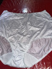 Shadowline Full Cut Silky Silky Nylon Panty Briefs XXXL Size 10