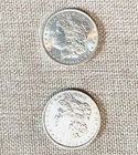 Lot of 2 Very Nice 1881-O Morgan Silver Dollars, AU, 90% Silver