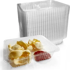 300 Pcs Nacho Trays Disposable(Plastic),12Oz Nacho Bowls for Nachos & Cheese Dip