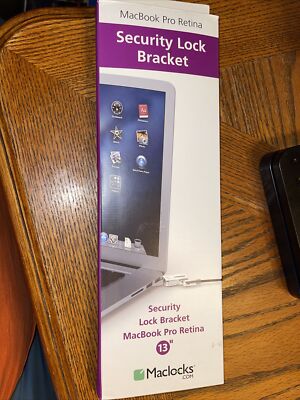 Compulocks Macbook Pro 13'' Wedge Bracket - Silver - 6 Ft - For Notebook B2