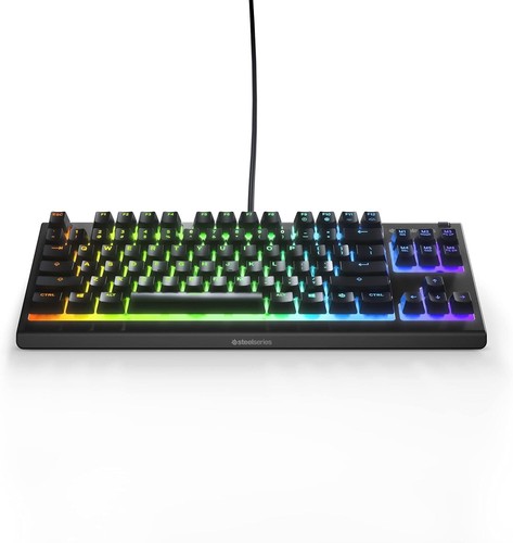 SteelSeries Apex 3 TKL RGB Wired Gaming Keyboard - Black 64831 - Picture 3 of 6