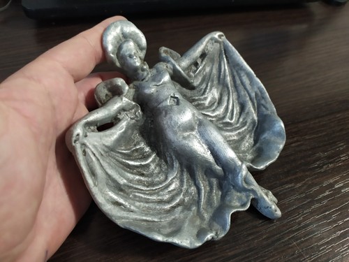 Vintage ashtray Dancing woman with the mark of Tsarist Russia Dancer Rare - Picture 15 of 16