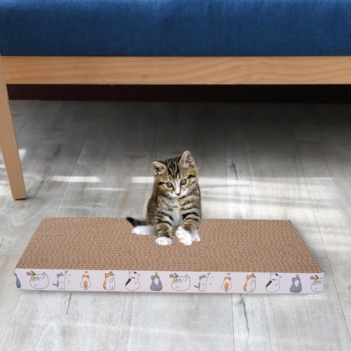 2x 5x Cat Scratch Pad Cat Scratcher Cardboard with Catnip Reversible Recyclable - Picture 6 of 10