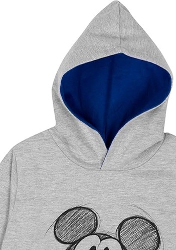 Disney Mickey Mouse Boys Hoodie - Classic Design Hooded Pullover - Picture 3 of 3