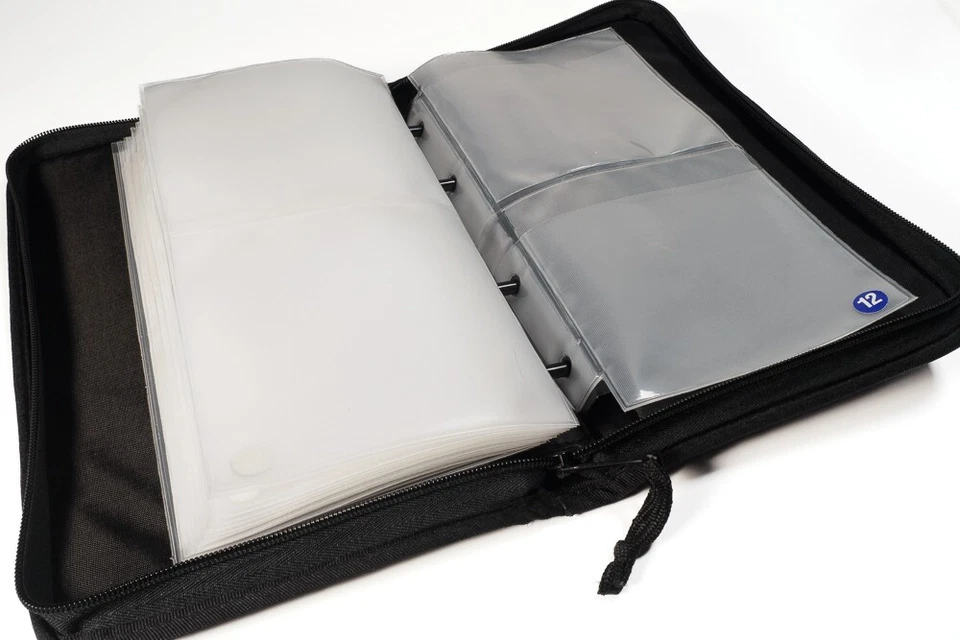 CASE LOGIC BORSA RACCOGLITORE PORTA CD CAPACITA' 24 PZ. NERO - Immagine 3 di 4