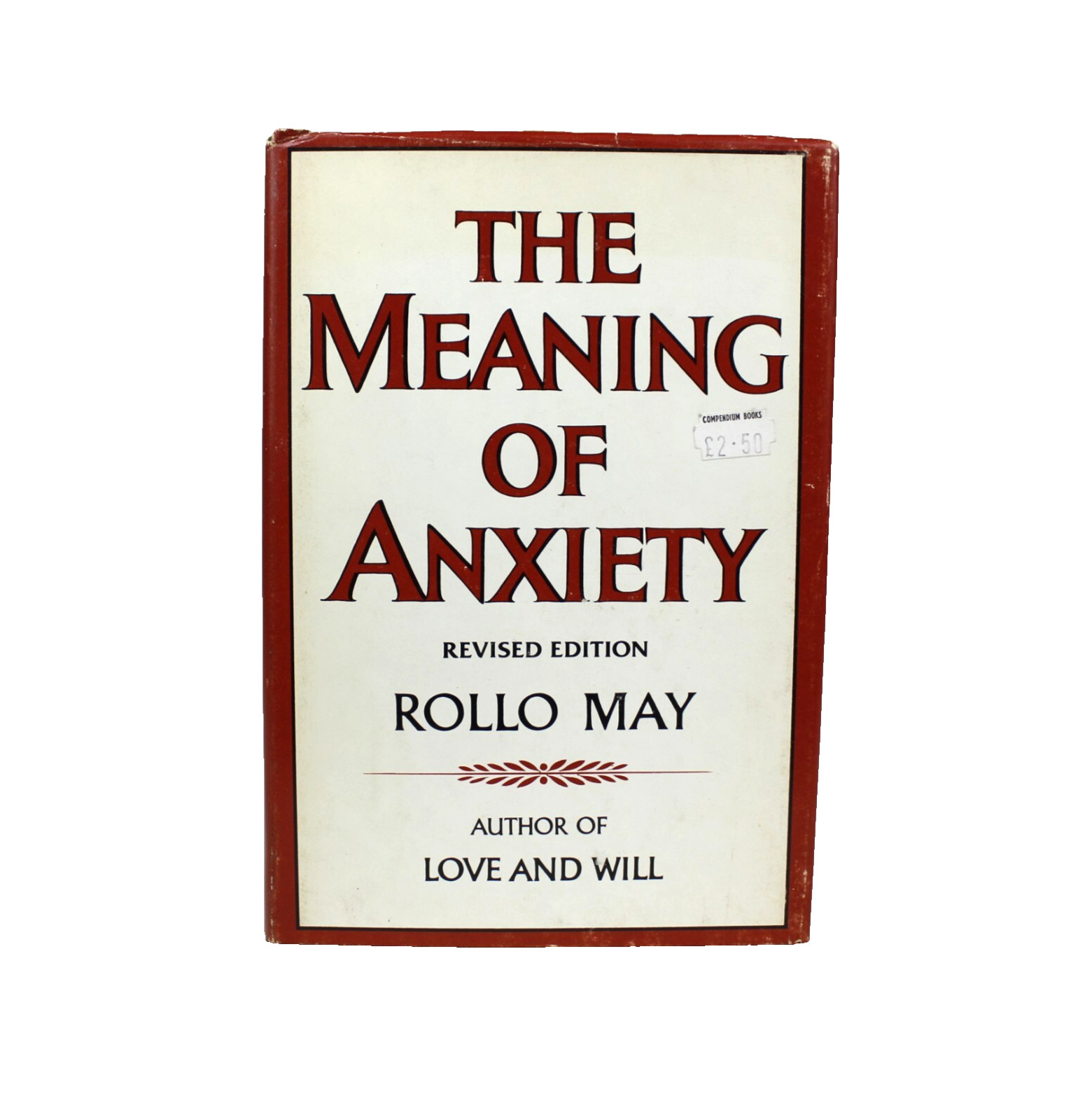 The Meaning of Anxiety by Rollo May Revised Ed Norton Hardback 1977 First Ed