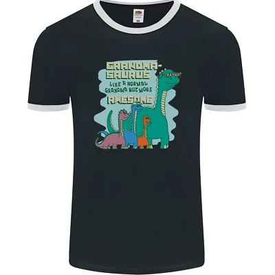 Grandma-Saurus Lustig Dinosaurier Grandkids Herren Ringer Maglietta Fotl - Bild 1 von 4