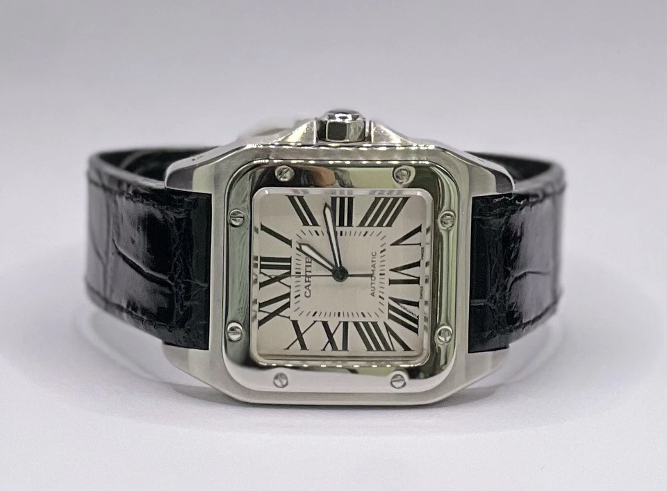 Cartier Santos 100 Edelstahl von LUXUS4YOU ID: 8771