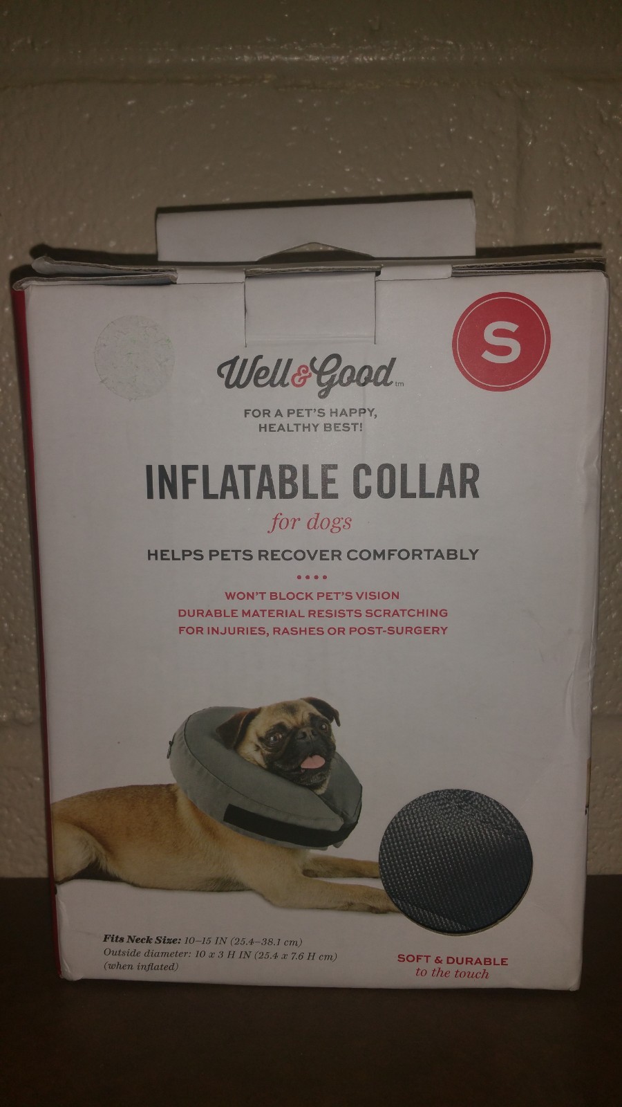 well and good inflatable dog collar