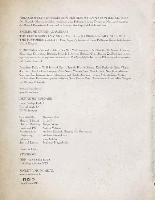 Thumbnail - Titan Books | The Elder Scrolls V: Skyrim | Buch | Deutsch (2015) |