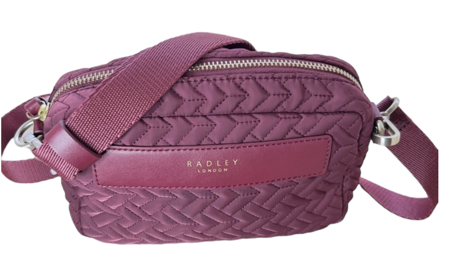 Radley London Barge Walk Small Zip Top Crossbody Quil… Gem