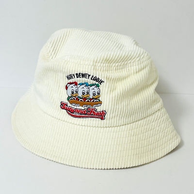 Disney Tokyo Bucket Hat Huey Dewey Louie Embroidered Cap