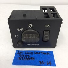 Interruptor atenuador de faros OEM para camioneta Chevy GMC 99-02 SUV Sierra Silverado Yukon