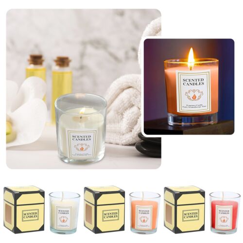 Candle Sicilian Lemon Scented Classic Large Jar Single Wick Candle Burns Over