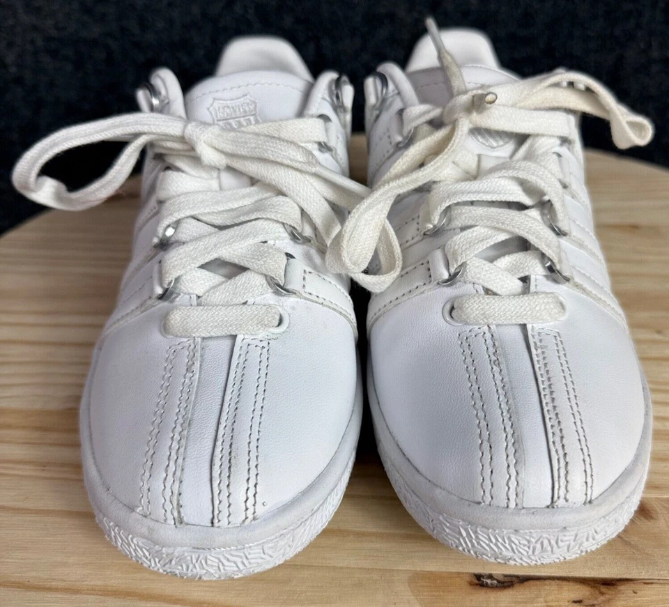 Zapatillas bajas blancas con cordones K-Swiss Classic VN Heritage talla niñas 5 ¡Ver notas!! Foto 2 de 4